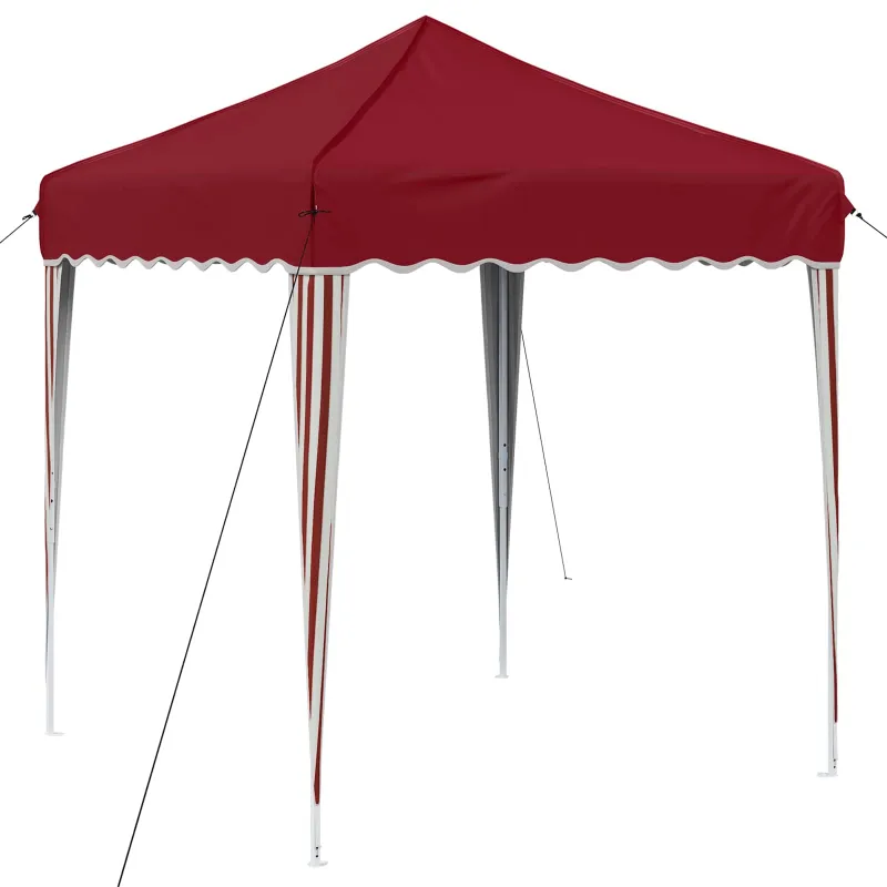 Pop-up šventinis palapinė 195 x 195 x 245 cm Vyšninė