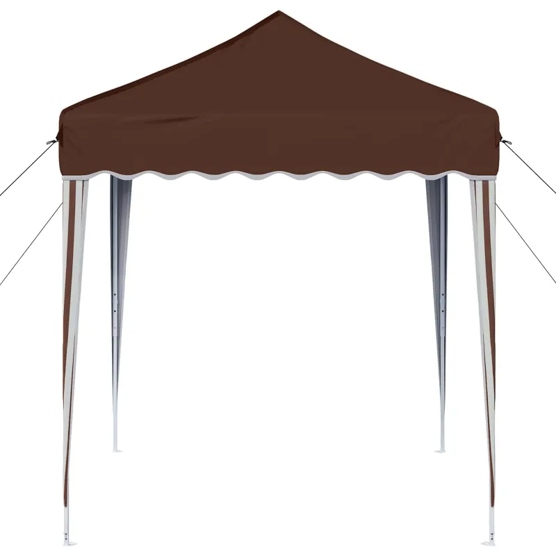 Pop-up šventinis palapinė 195 x 195 x 245 cm Ruda
