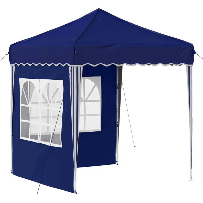 Pop-up šventinis palapinė 195 x 195 x 245 cm Mėlyna