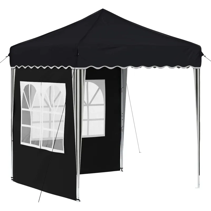 Pop-up šventinis palapinė 195 x 195 x 245 cm Antracito