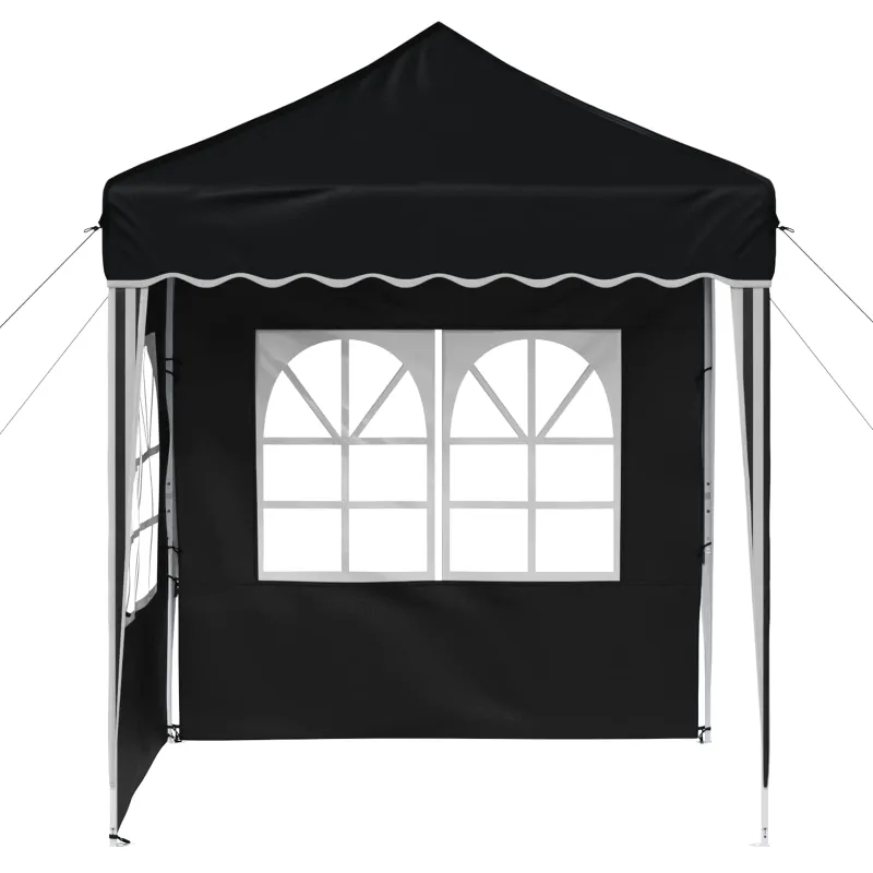 Pop-up šventinis palapinė 195 x 195 x 245 cm Antracito