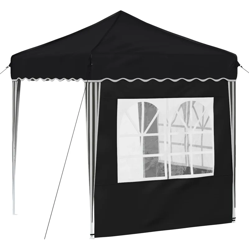 Pop-up šventinis palapinė 195 x 195 x 245 cm Antracito