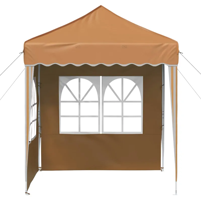 Pop-up šventinis palapinė 195 x 195 x 245 cm Smėlio