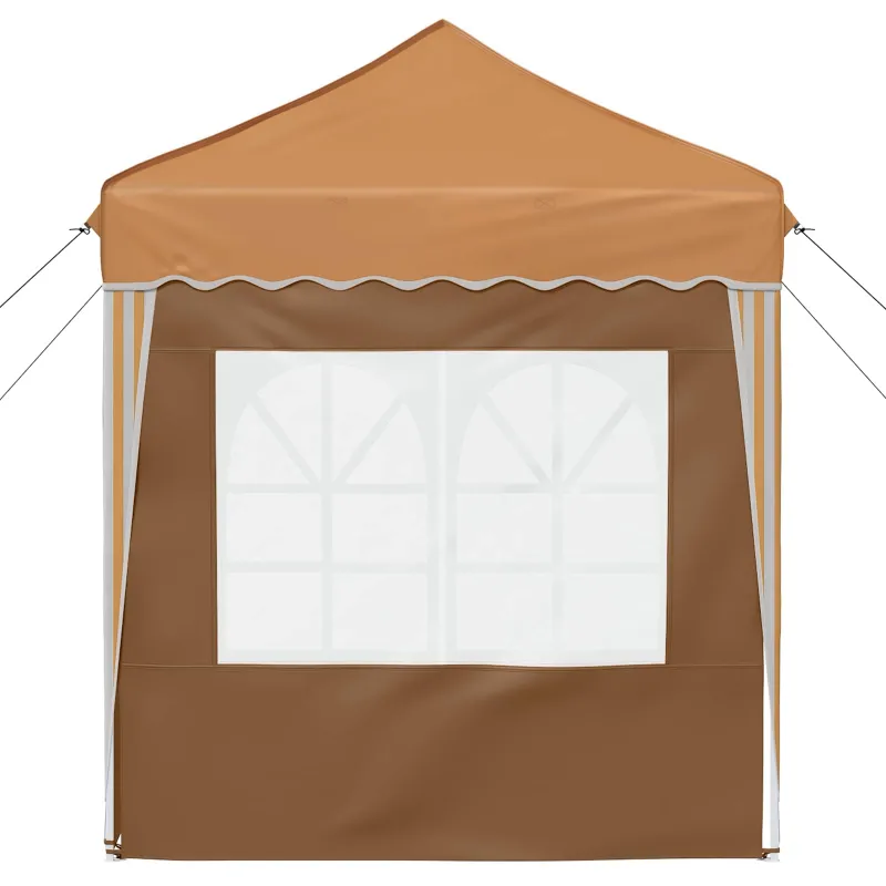 Pop-up šventinis palapinė 195 x 195 x 245 cm Smėlio