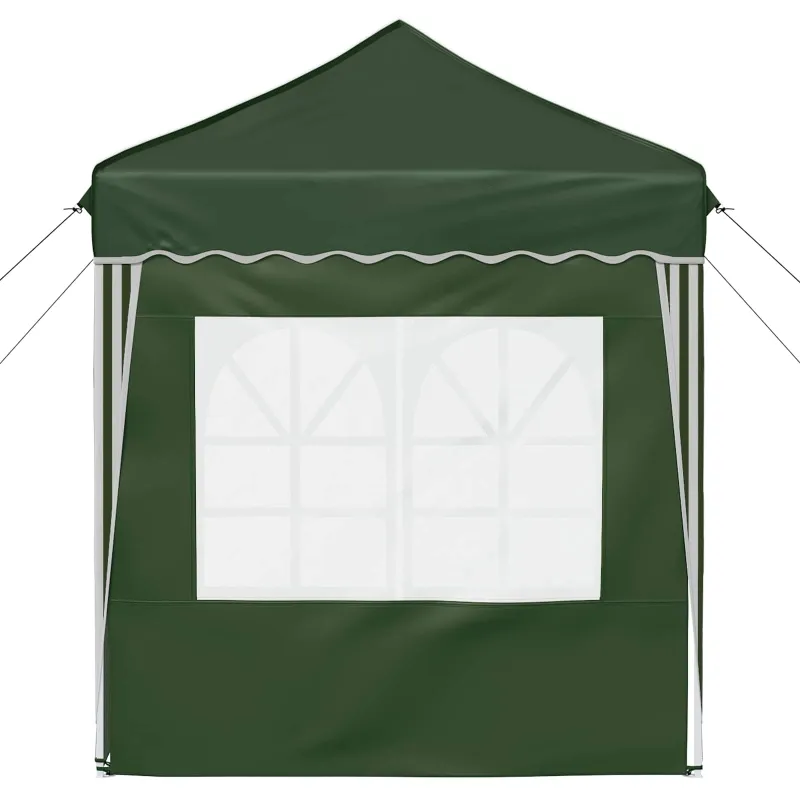 Pop-up šventinis palapinė 195 x 195 x 245 cm Žalia