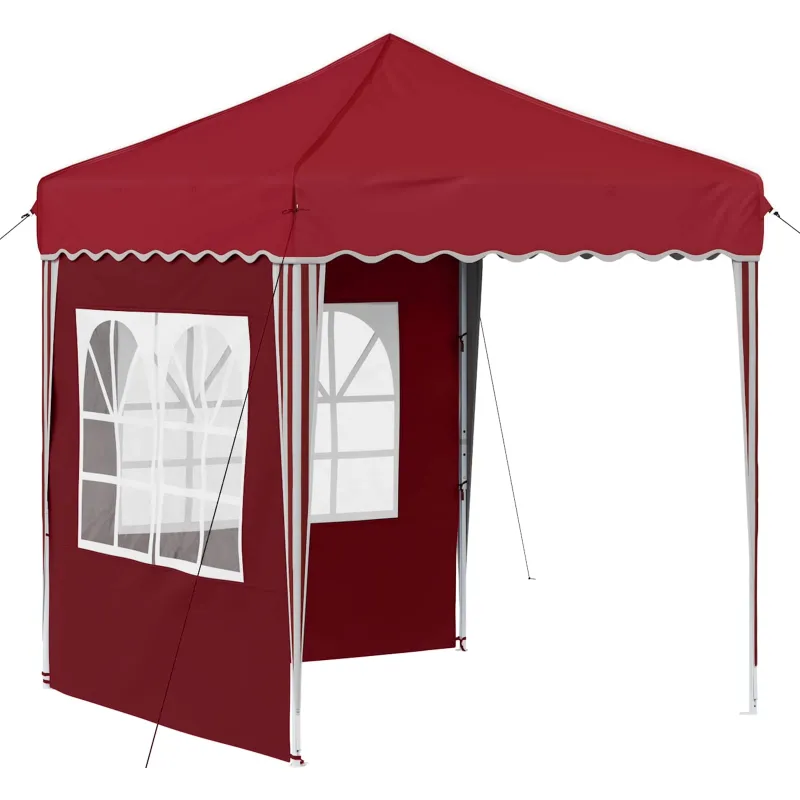 Pop-up šventinis palapinė 195 x 195 x 245 cm Vyšninė