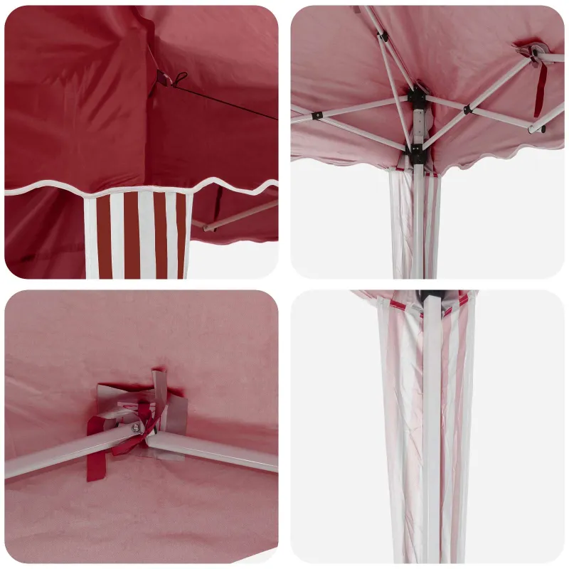 Pop-up šventinis palapinė 195 x 195 x 245 cm Vyšninė