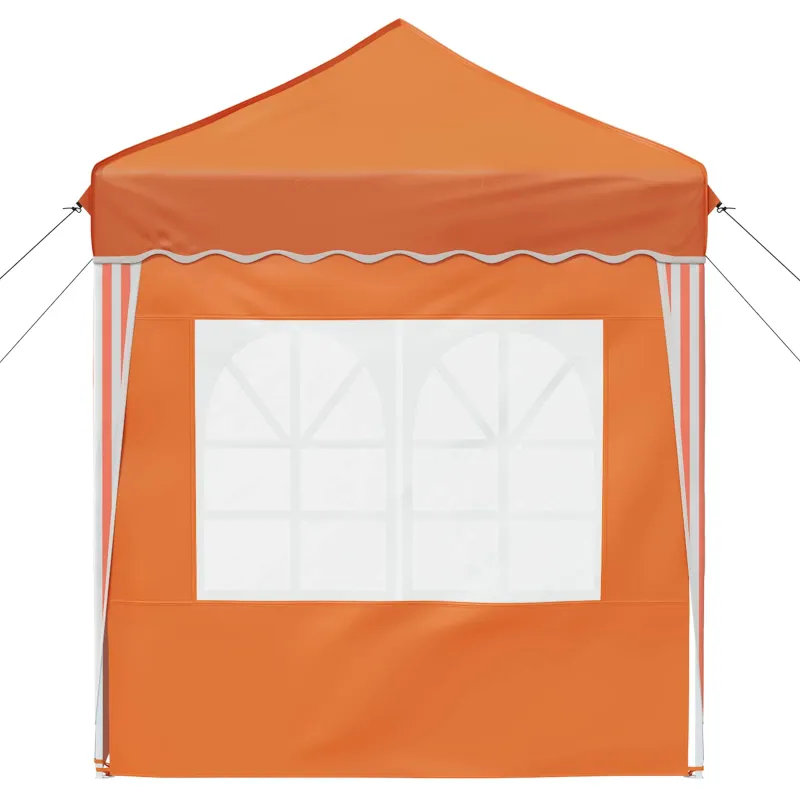 Pop-up šventinis palapinė 195 x 195 x 245 cm Oranžinė