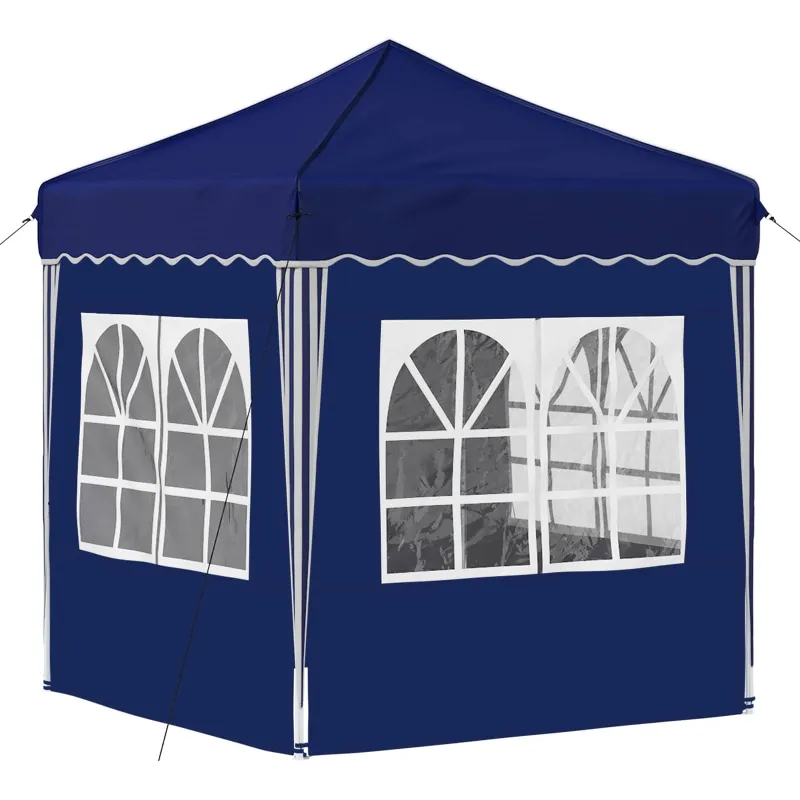 Pop-up šventinis palapinė 195 x 195 x 245 cm Mėlyna