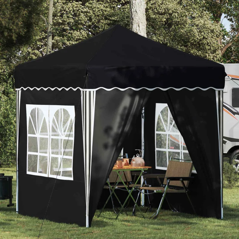 Pop-up šventinis palapinė 195 x 195 x 245 cm Antracito
