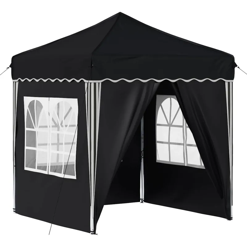 Pop-up šventinis palapinė 195 x 195 x 245 cm Antracito