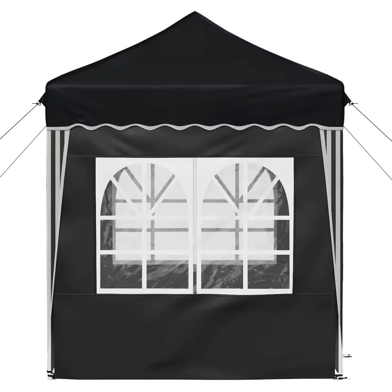 Pop-up šventinis palapinė 195 x 195 x 245 cm Antracito