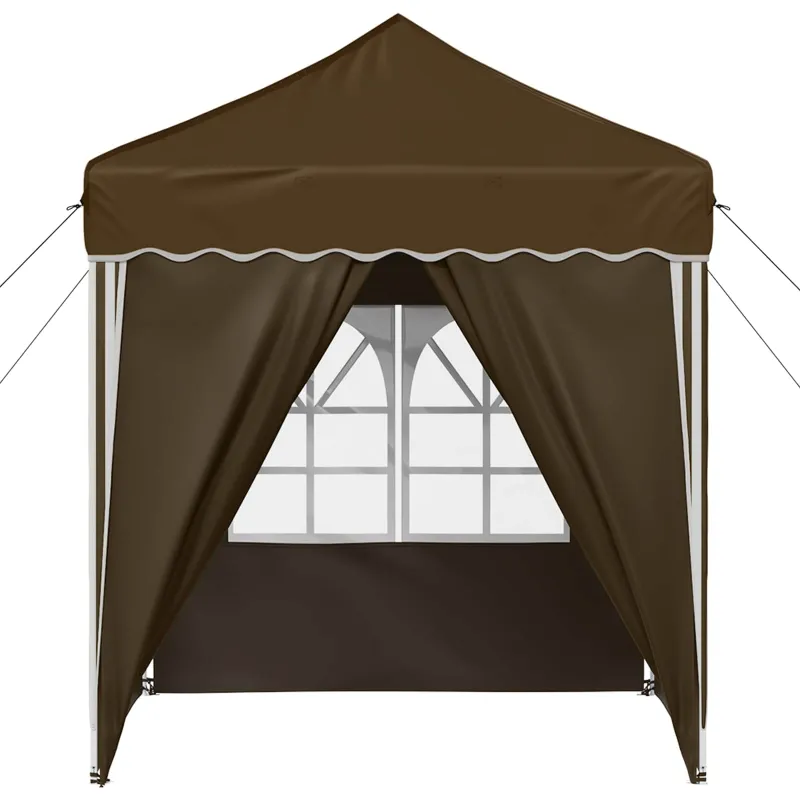 Pop-up šventinis palapinė 195 x 195 x 245 cm Taupe