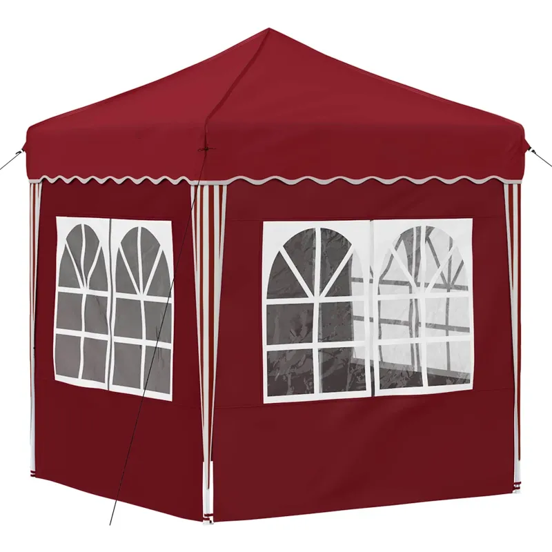 Pop-up šventinis palapinė 195 x 195 x 245 cm Vyšninė