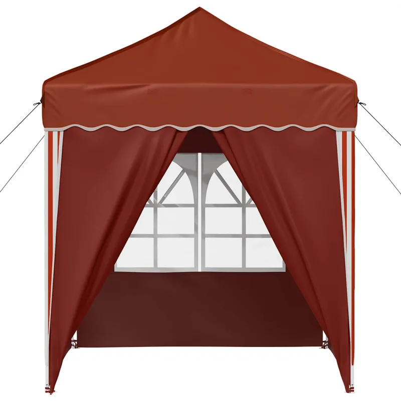 Pop-up šventinis palapinė 195 x 195 x 245 cm Terakotos