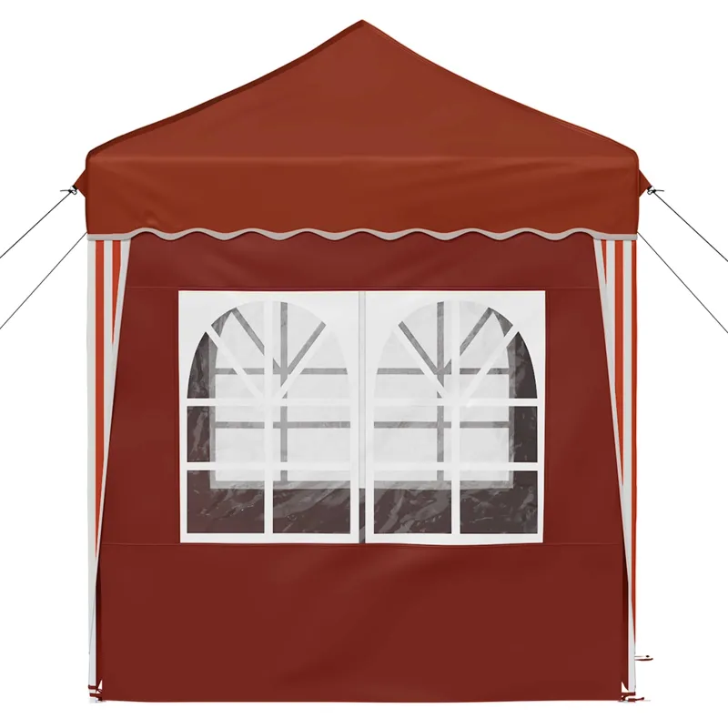 Pop-up šventinis palapinė 195 x 195 x 245 cm Terakotos