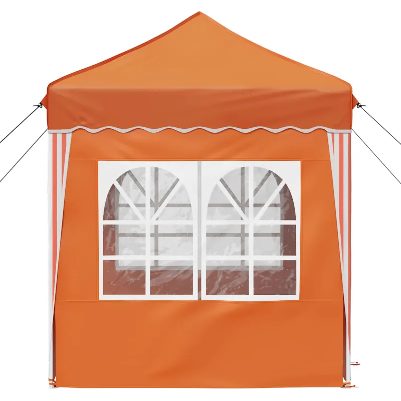 Pop-up šventinis palapinė 195 x 195 x 245 cm Oranžinė