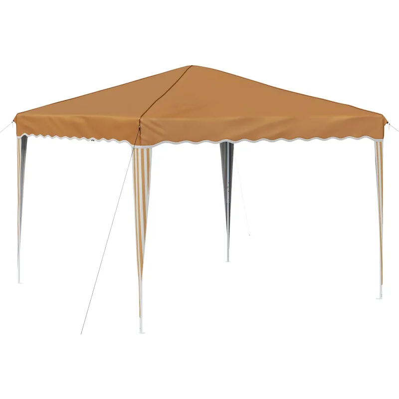 Pop-up šventinis palapinė 288 x 288 x 245 cm Smėlio