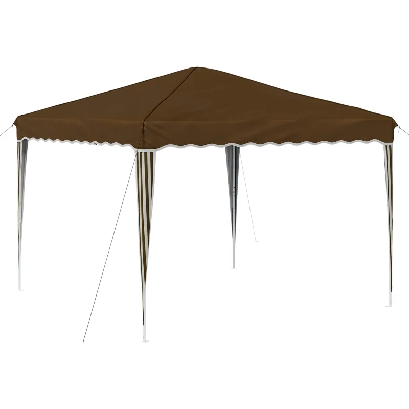 Pop-up šventinis palapinė 288 x 288 x 245 cm Taupe