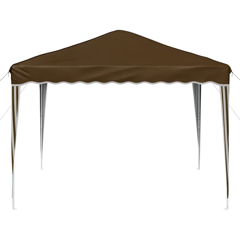 Pop-up šventinis palapinė 288 x 288 x 245 cm Taupe