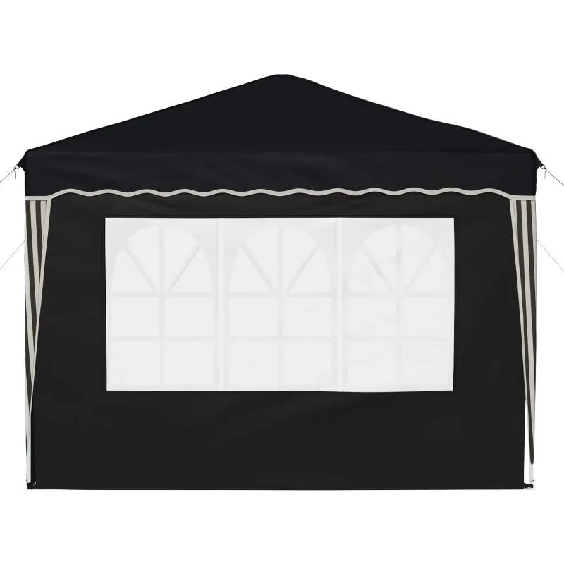 Pop-up šventinis palapinė 288 x 288 x 245 cm Antracito