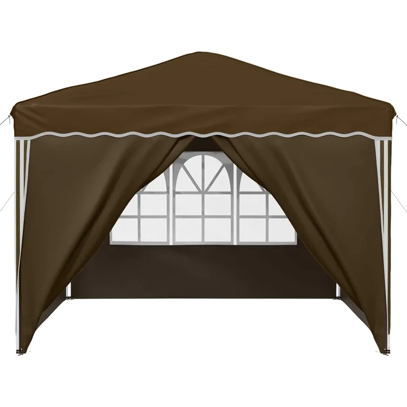 Pop-up šventinis palapinė 288 x 288 x 245 cm Taupe