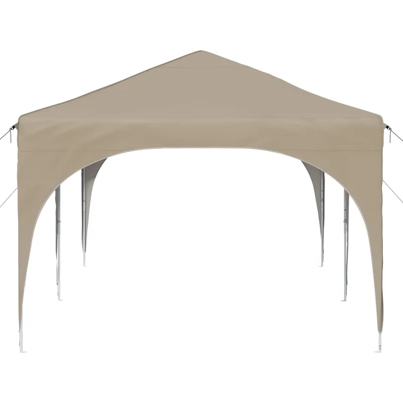 Pop-up šventinis palapinė 575 x 288 x 245 cm Kreminė