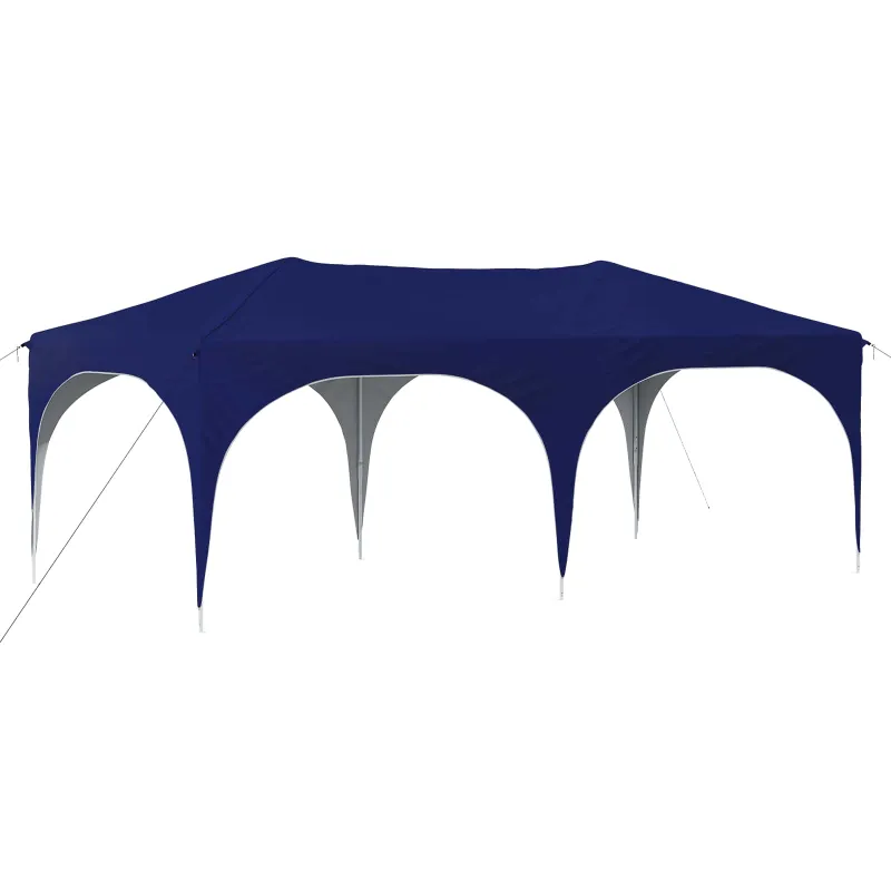 Pop-up šventinis palapinė 575 x 288 x 245 cm Mėlyna