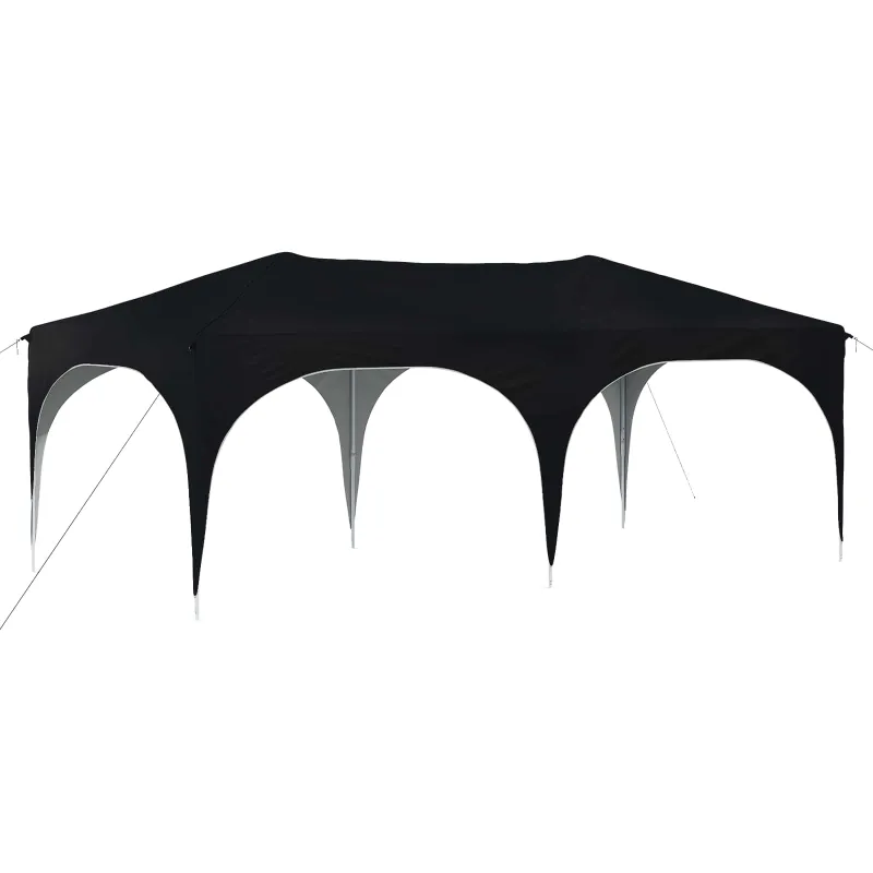 Pop-up šventinis palapinė 575 x 288 x 245 cm Antracito