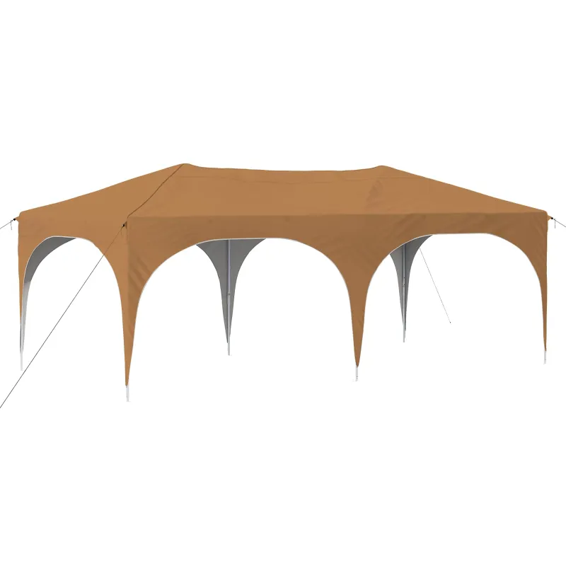 Pop-up šventinis palapinė 575 x 288 x 245 cm Smėlio