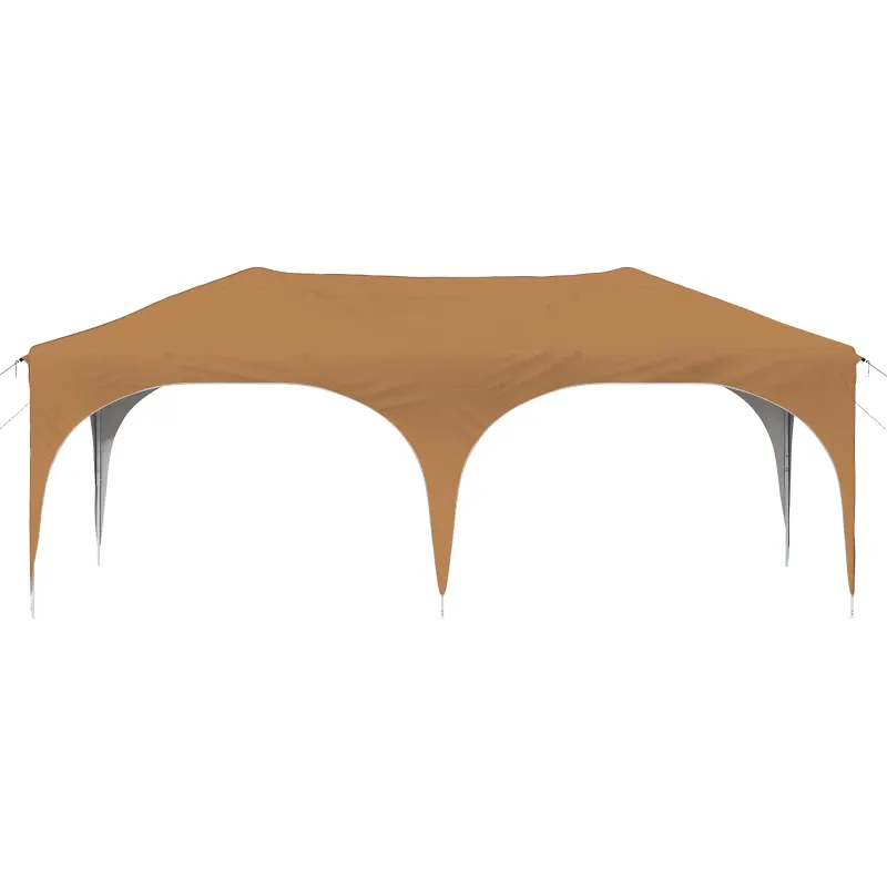 Pop-up šventinis palapinė 575 x 288 x 245 cm Smėlio