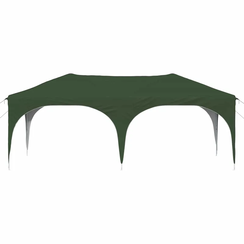 Pop-up šventinis palapinė 575 x 288 x 245 cm Žalia