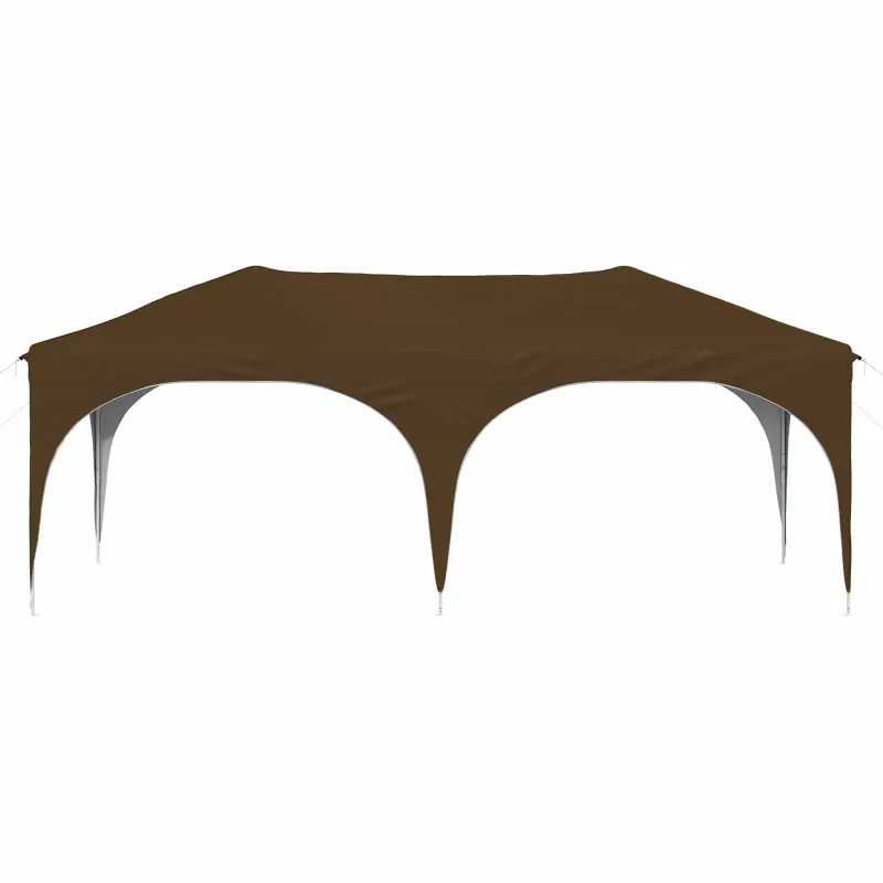 Pop-up šventinis palapinė 575 x 288 x 245 cm Taupe
