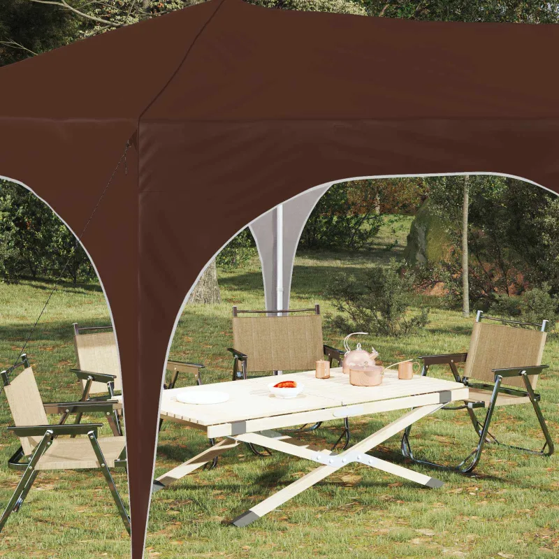 Pop-up šventinis palapinė 575 x 288 x 245 cm Ruda