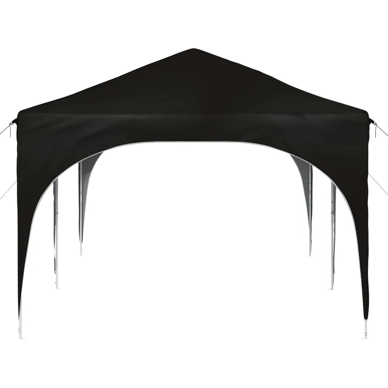 Pop-up šventinis palapinė 575 x 288 x 245 cm Juoda
