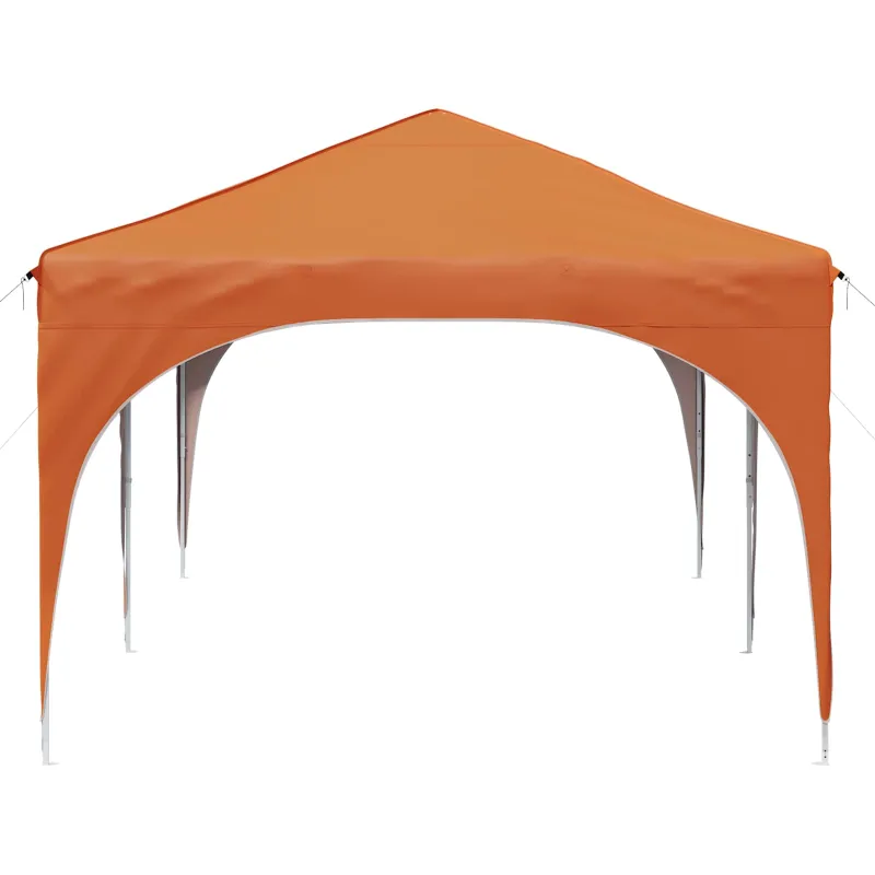 Pop-up šventinis palapinė 575 x 288 x 245 cm Oranžinė