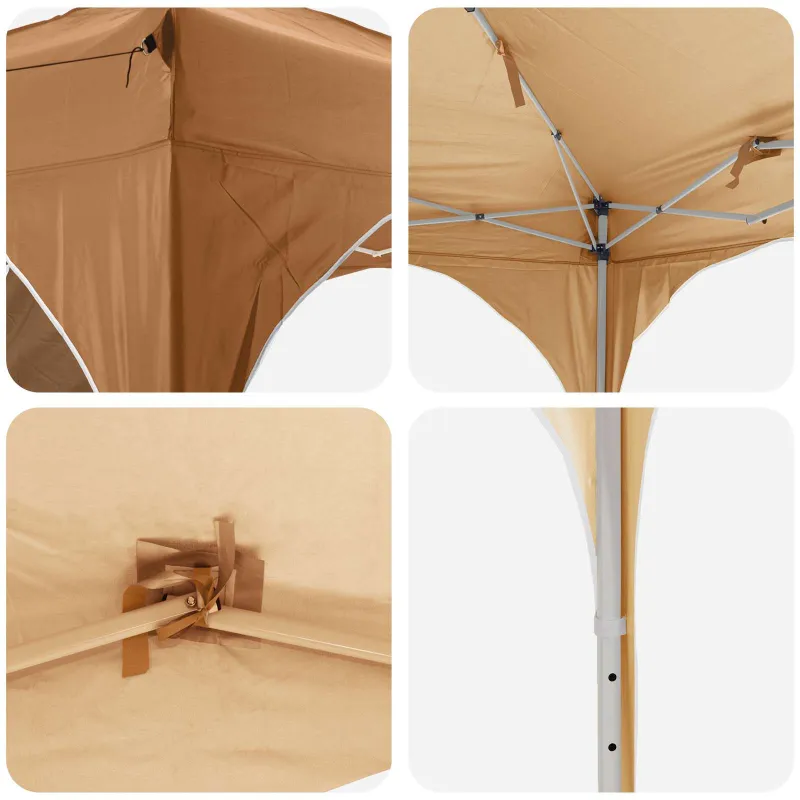 Pop-up šventinis palapinė 575 x 288 x 245 cm Smėlio