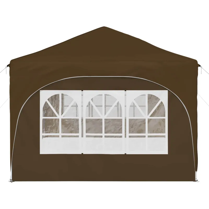 Pop-up šventinis palapinė 575 x 288 x 245 cm Taupe