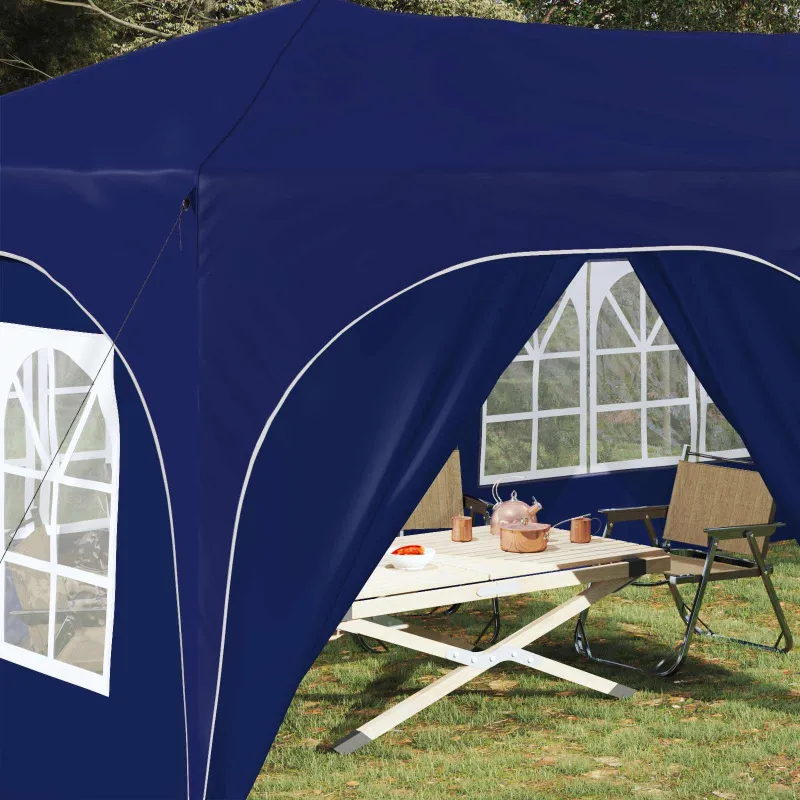 Pop-up šventinis palapinė 575 x 288 x 245 cm Mėlyna