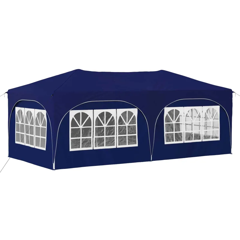 Pop-up šventinis palapinė 575 x 288 x 245 cm Mėlyna