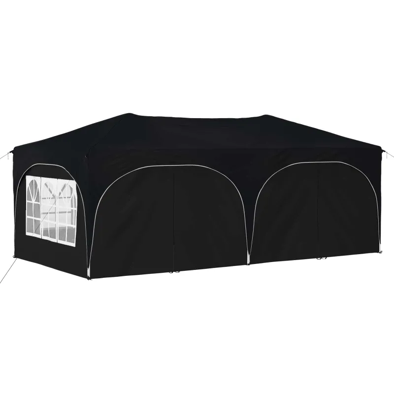 Pop-up šventinis palapinė 575 x 288 x 245 cm Antracito
