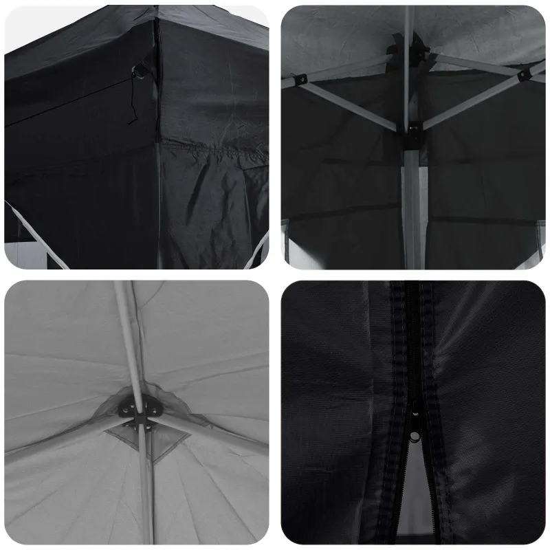 Pop-up šventinis palapinė 575 x 288 x 245 cm Antracito