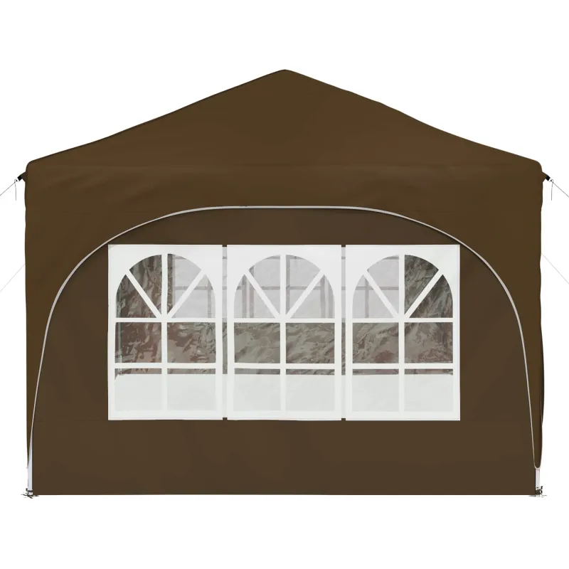 Pop-up šventinis palapinė 575 x 288 x 245 cm Taupe