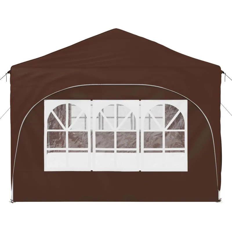 Pop-up šventinis palapinė 575 x 288 x 245 cm Ruda