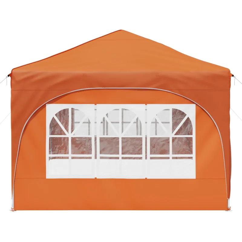 Pop-up šventinis palapinė 575 x 288 x 245 cm Oranžinė