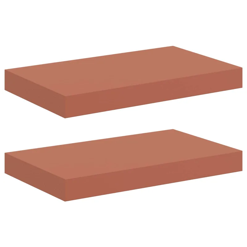 Sieninė lentyna 2 pcs Raudona 40 x 23,5 x 4 cm Apdirbta mediena