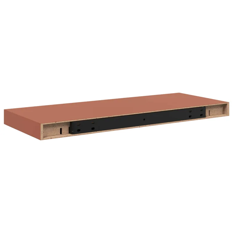 Sieninė lentyna 2 pcs Raudona 60 x 23 x 4 cm Apdirbta mediena