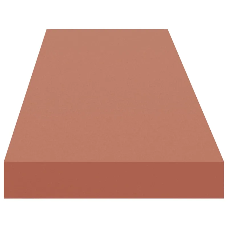 Sieninė lentyna su saugykla 4 pcs Raudona 120 x 23,5 x 4 cm