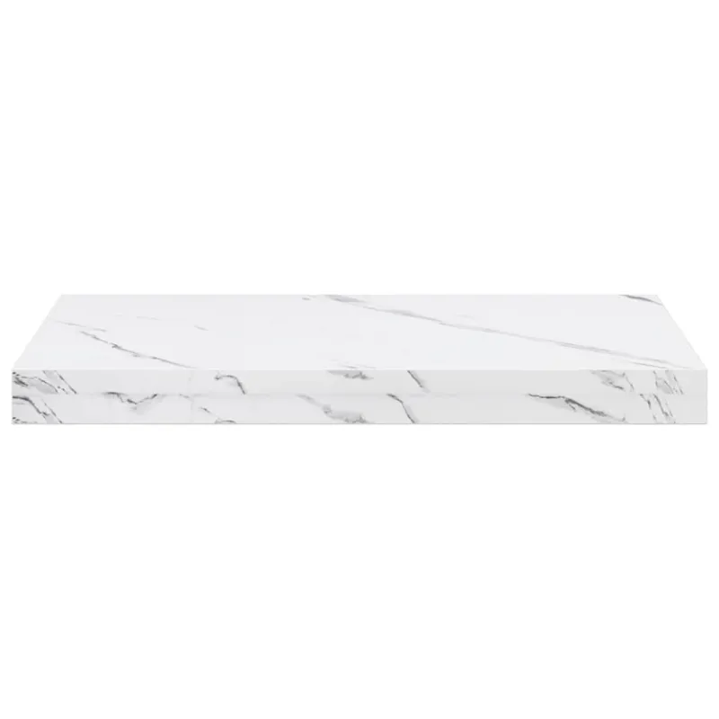 Sieninė lentyna Balti marmuro 50 x 23 x 4 cm Apdirbta mediena