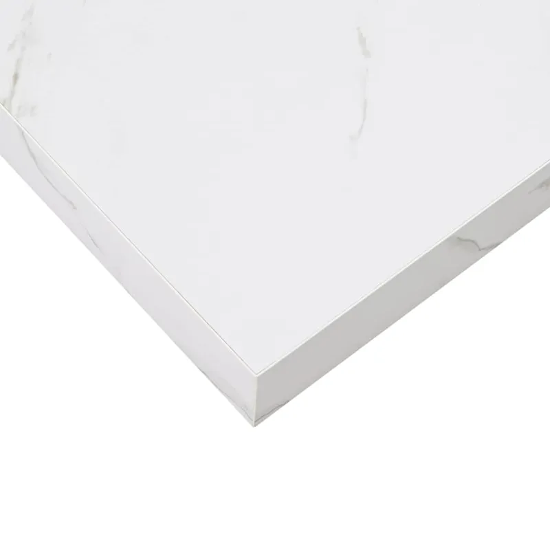 Sieninė lentyna Balti marmuro 60 x 23 x 4 cm Apdirbta mediena